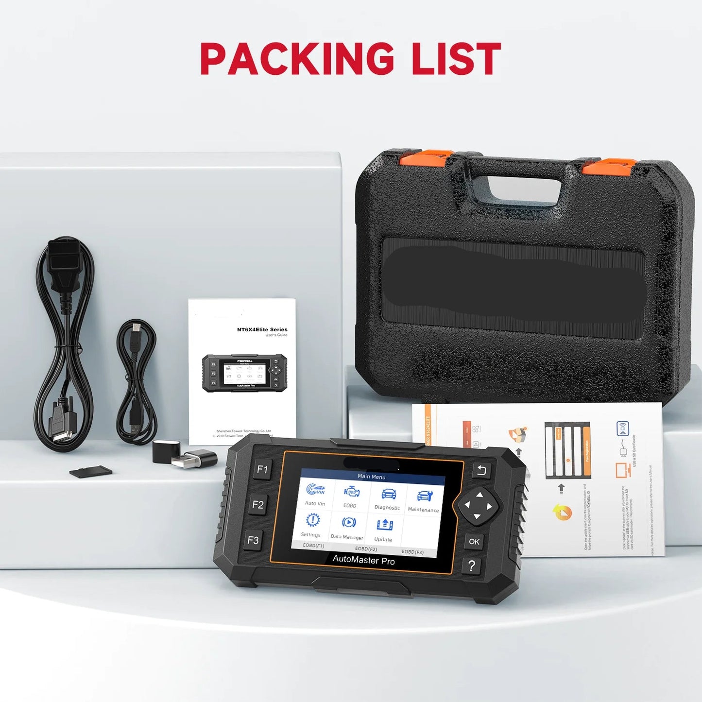 OBD2 Diagnose Scanner – Auto Diagnoseapparaat – Foutcode Lezer – Autodiagnose Tool – 4,3 Inch Kleurenscherm – 5 Service Resets