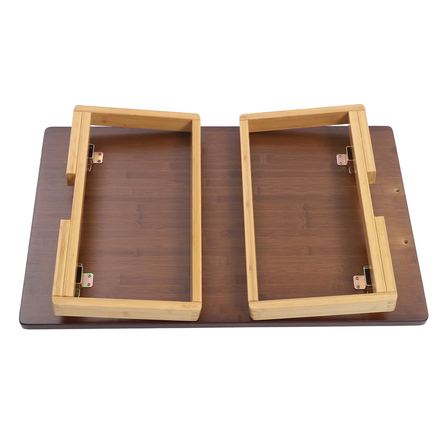Vouwbare Bijzettafel – Bamboe Bijzettafel – Opvouwbare Salontafel – Vloerstaande Tafel – Theetafel – Duurzaam Bamboe – Compact Opvouwbaar 80x50x31 cm