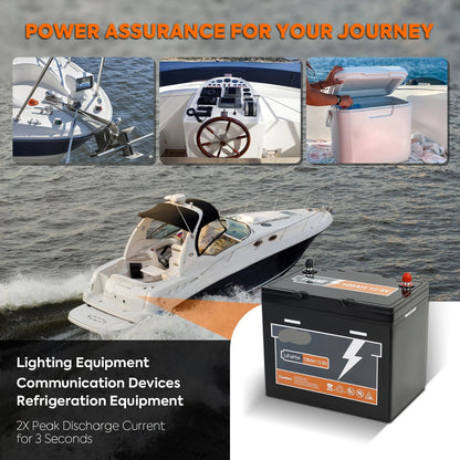 12.8V 100Ah LiFePO4 Accu – Lithium Accu – LiFePO4 Batterij – Lichte Accu – Compacte Accu – Lange Levensduur – Ingebouwde BMS