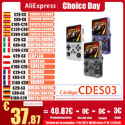 R36S Retro Handheld Video Game Console Linux System 3.5 Inch IPS Screen Portable Pocket Video Player R35S 64GB Games