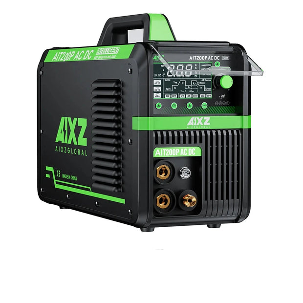 Aixz - AIT200P - Elektrisch lasapparaat - 200A - Oververhitting beveiliging - HF TIG AC DC Lasser Puls IGBT Inverter - ARC-kracht 2T-4T - Zwart