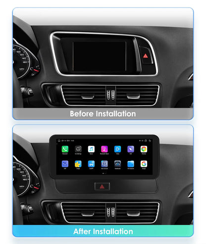 Hizpo AI Voice WIFI 4G-LTE Android 14Car Radio for Audi Q5 2009-2016 Multimedia Video Player GPS 2din BT Autoradio
