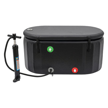 Opblaasbaar Bad – Opblaasbad – Zwembadje – Draagbaar Bad – IJsbad – 275 Liter Inhoud – Duurzaam PVC Rubber