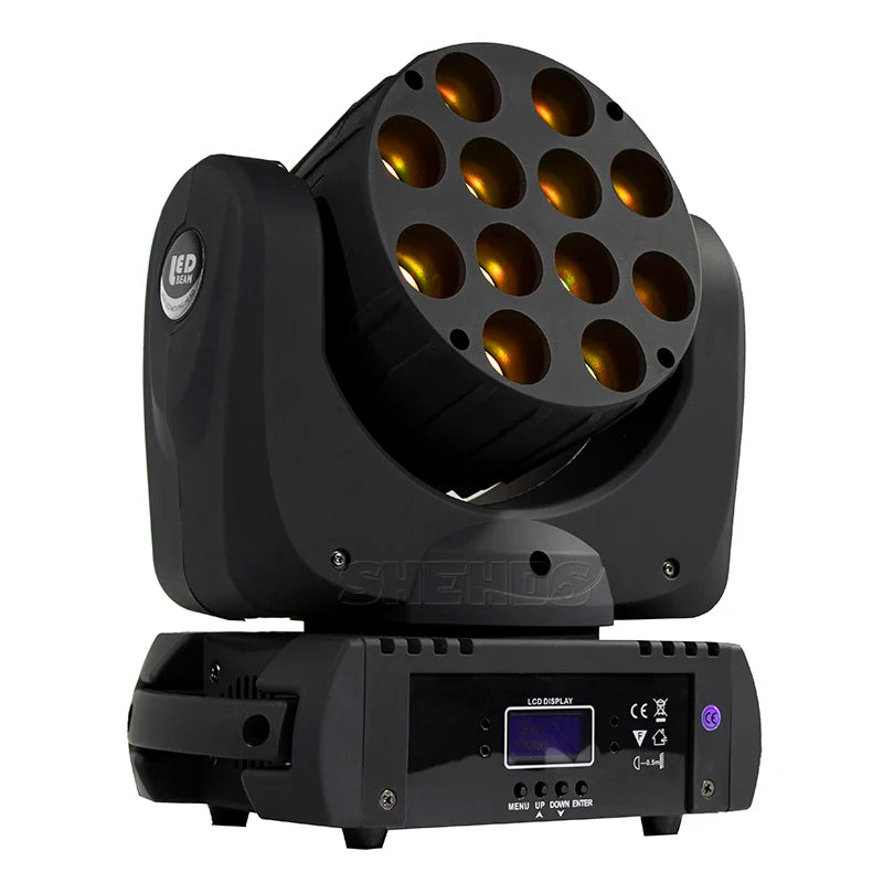 Moving Head Verlichting – Podiumlicht – DJ Licht – Disco Spot – RGBW LED – 144W Vermogen – 540° Pan & 180° Tilt – DMX512 Stuurbaar – Compact & Robuust