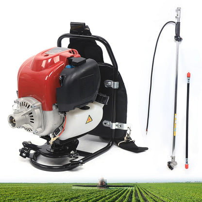Bosmaaier - Grasmaaier - Grastrimmer - Heggenschaar - Grasschaar - 4-Takt Rugzak Cultivator - rachtige Tuinmachine voor Precisiewerk
