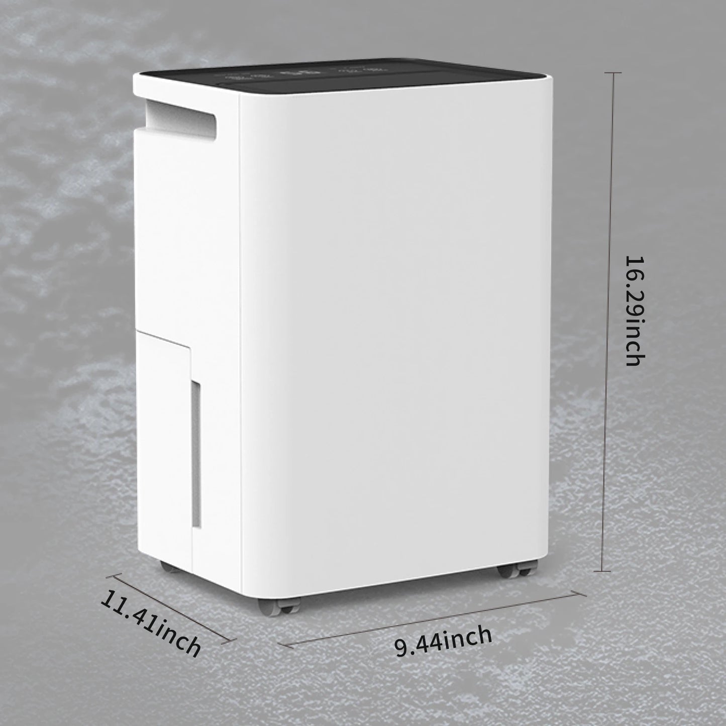 Luchtontvochtiger - Luchtreiniger - Dehumidifier - Draagbare - 38dB - 3.2L - Energiezuinig - Smart Touch Panel - Kledingdroogfunctie - voor Thuis - en Kantoorgebruik - Wit