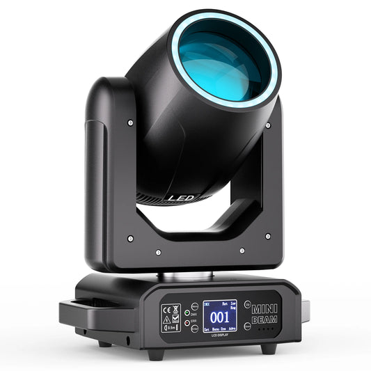 Moving Head Verlichting – DJ Licht – Podiumlamp – Discolamp – Rgbw Spot – 200W Led – 12 Gobos & 18-Facet Prisma