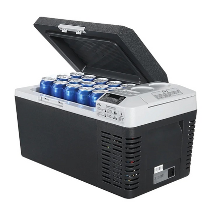 Auto Koelkast – Mini Koelkast – Draagbare Koelkast – Camper Koelkast – Mini - Frigo - 20L – Compressor Koeling – Bluetooth Bediening - QUORE