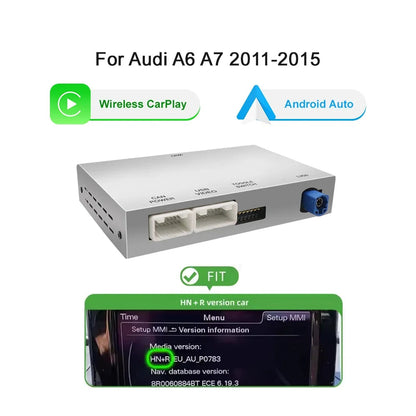 Wireless CarPlay Adapter – Android Auto Interface – Bluetooth Module – Mirror Link Connector – GPS Navigatie Ondersteuning – Draadloze Connectiviteit – Plug-and-Play Installatie - QUORE