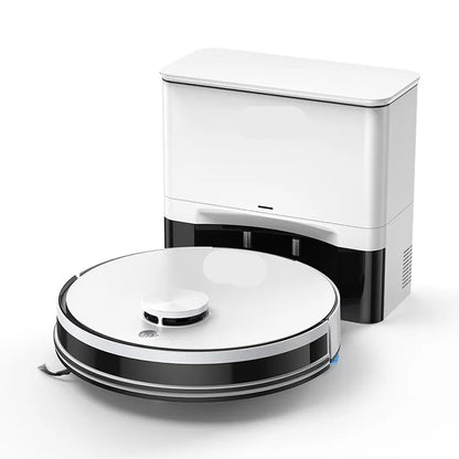Robotstofzuiger - Vacuum Cleaner - Roborock - Draadloze - Dweilrobot - 5000Pa Zuigkracht - met Mopfunctie - Zelfledigend - voor 60 Dagen, App/Remote Bedienbaar, 180 Minuten Autonomie