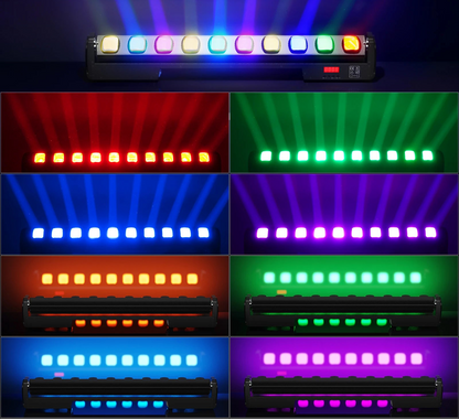 Led Stageverlichting – Rgbw Discoverlichting – DJ Verlichting – Feestverlichting – Clubverlichting – 4 Stuks 250W – Scherpe 2° Swing Dot Beam - QUORE