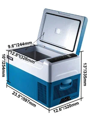 Autokoelkast - Koelbox - Elektrische Koelbox - Compressorkoelkast  - 22L - 12V/24V - Draagbare - Mini Elektrische Koeler - voor Outdoor en Thuisgebruik