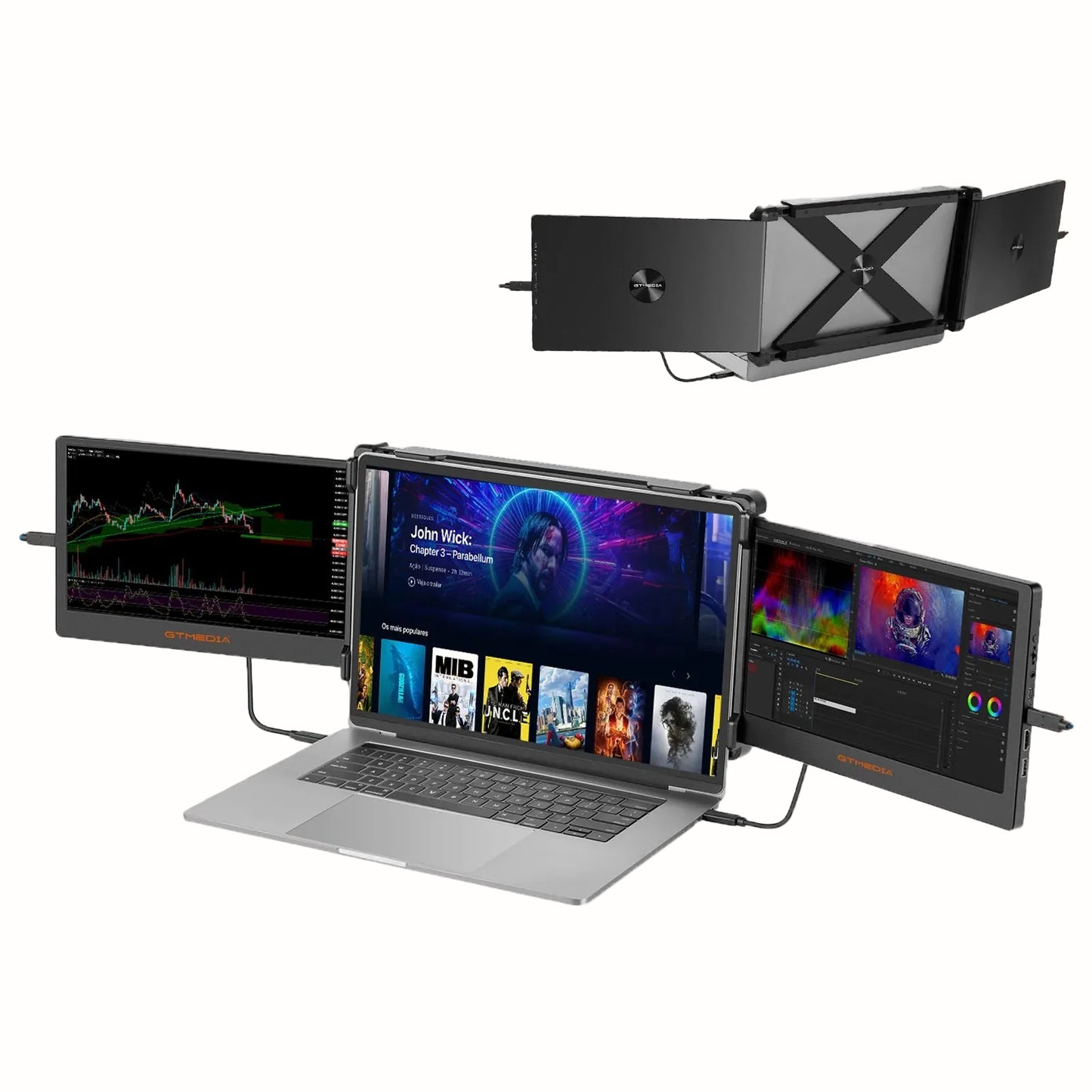 Draagbare Monitor – Tweede Scherm – Extra Beeldscherm – Compact Scherm – Full HD Display – 11,6 Inch IPS Scherm – HDR10 Ondersteuning