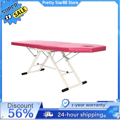 Draagbare Massagetafel – Massagebed – Behandeltafel – Schoonheidstafel – Opvouwbare Tafel – Hoogwaardig PU-leer – Verstelbare Rugleuning – Max. 250 kg Draagvermogen – Anti-slip Voeten – Compact Opvouwbaar – Zwart Variant - QUORE