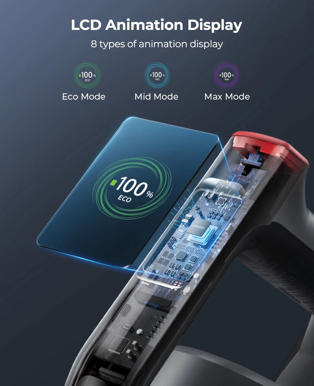 Cordless Stick Vacuum Cleaner - Stick Vacuum Cleaner - Vacuum Cleaner - Cordless Stick Vacuum Cleaner - Powerful Suction - 55 min. Running Time - 38000PA - 500W - Red