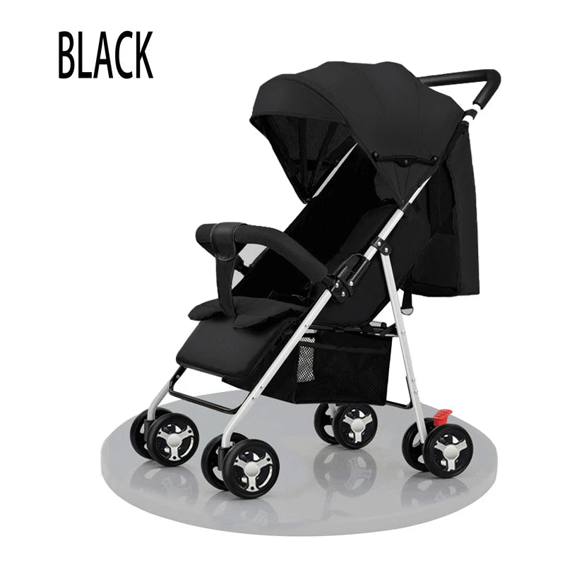 Multifunction Baby Stroller Portable Folding Travel Buggy Safety Certified Lightweight for Babies