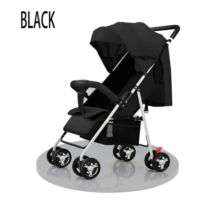 Multifunction Baby Stroller Portable Folding Travel Buggy Safety Certified Lightweight for Babies