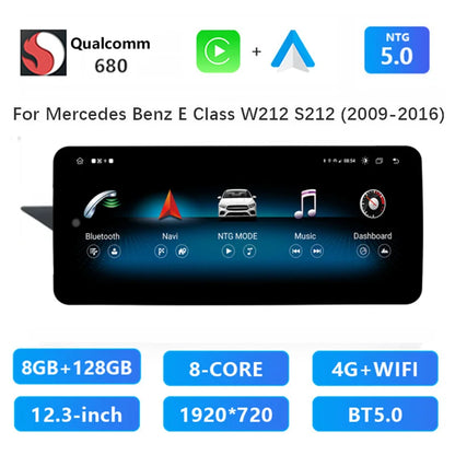Multimedia Systeem – Auto Entertainment Systeem – Navigatie Systeem – Touchscreen Speler – 12,3 Inch HD Scherm – Snapdragon 665 Processor – Android 14 & CarPlay Ondersteuning