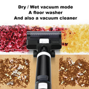 Cordless Stick Vacuum Cleaner - Stick Vacuum Cleaner - Vacuum Cleaner - Cordless Stick Vacuum Cleaner - Powerful Suction - 14Kpa - Multi Surface Vacuum Cleaner - Self-drying - HEPA filter - 800ML tank - White