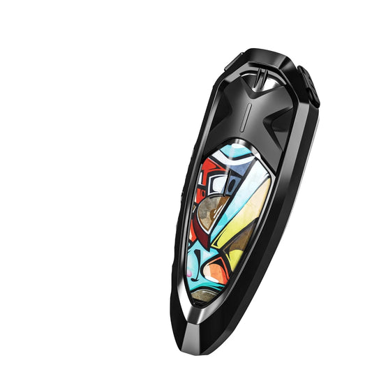 Lexin - Motorfiets Intercom - Headsets - Handsfree - Communicator - Interphone - Motorhelm - Bluetooth 5.0 - Voor 10 ruiters - 1 stuk - 2000M - QUORE