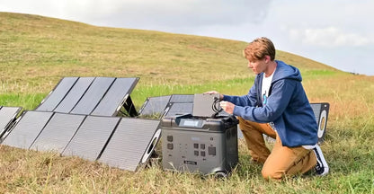 Opvouwbaar Zonnepaneel – Draagbaar Zonnepaneel – Zonnepanelen – Solar Panel – 400W Vermogen – 23% Energieomzetting – Waterafstotend – Compact Design