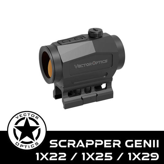 Vector Optics Scrapper 1x22/25/29 Red Dot Scope Sight With Motion Sensor IP67 Water Proof For Competition Hunting AR15 AK