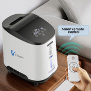 JY-105W - Zuurstofconcentrator - Oxygen Concentrator - Zuurstof Generator - Draagbaar - Zuurstofpomp - Pollen - Zuurstof - Luchtreiniger - 93%+/-3% - 1L-L/min - Wit