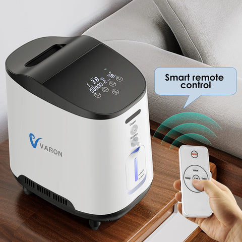 JY-105W - Zuurstofconcentrator - Oxygen Concentrator - Zuurstof Generator - Draagbaar - Zuurstofpomp - Pollen - Zuurstof - Luchtreiniger - 93%+/-3% - 1L-L/min - Wit