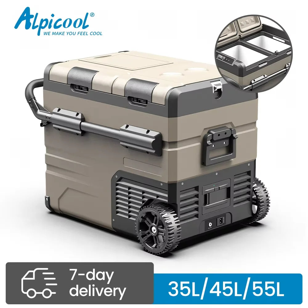 Alpicool TAW35/TAW45/TAW55 refrigerator camping compressor can be used for vehicle freezer refrigeration mini refrigerator - QUORE