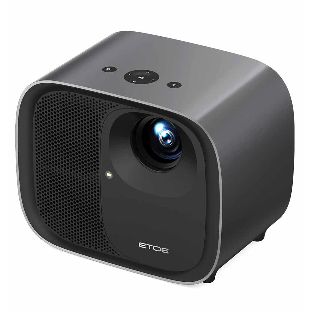 Projector – Beamer – Android TV Projector – Home Cinema Projector – Full HD 1080P – 600 ANSI Lumen – Automatische Focus & Keystone Correctie – Draadloos WiFi 2.4G/5G