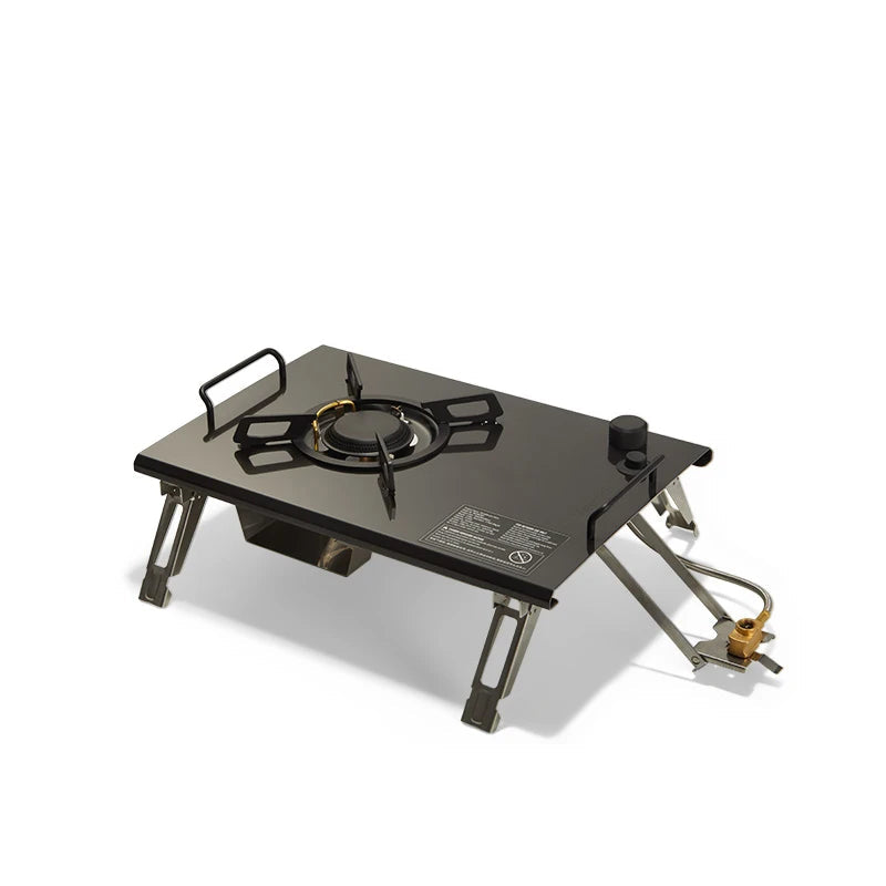 Outdoor Gasstel – Camping Gasbrander – Draagbaar Kooktoestel – Inklapbaar Gasfornuis – 4000W Vermogen – Roestvrij Staal