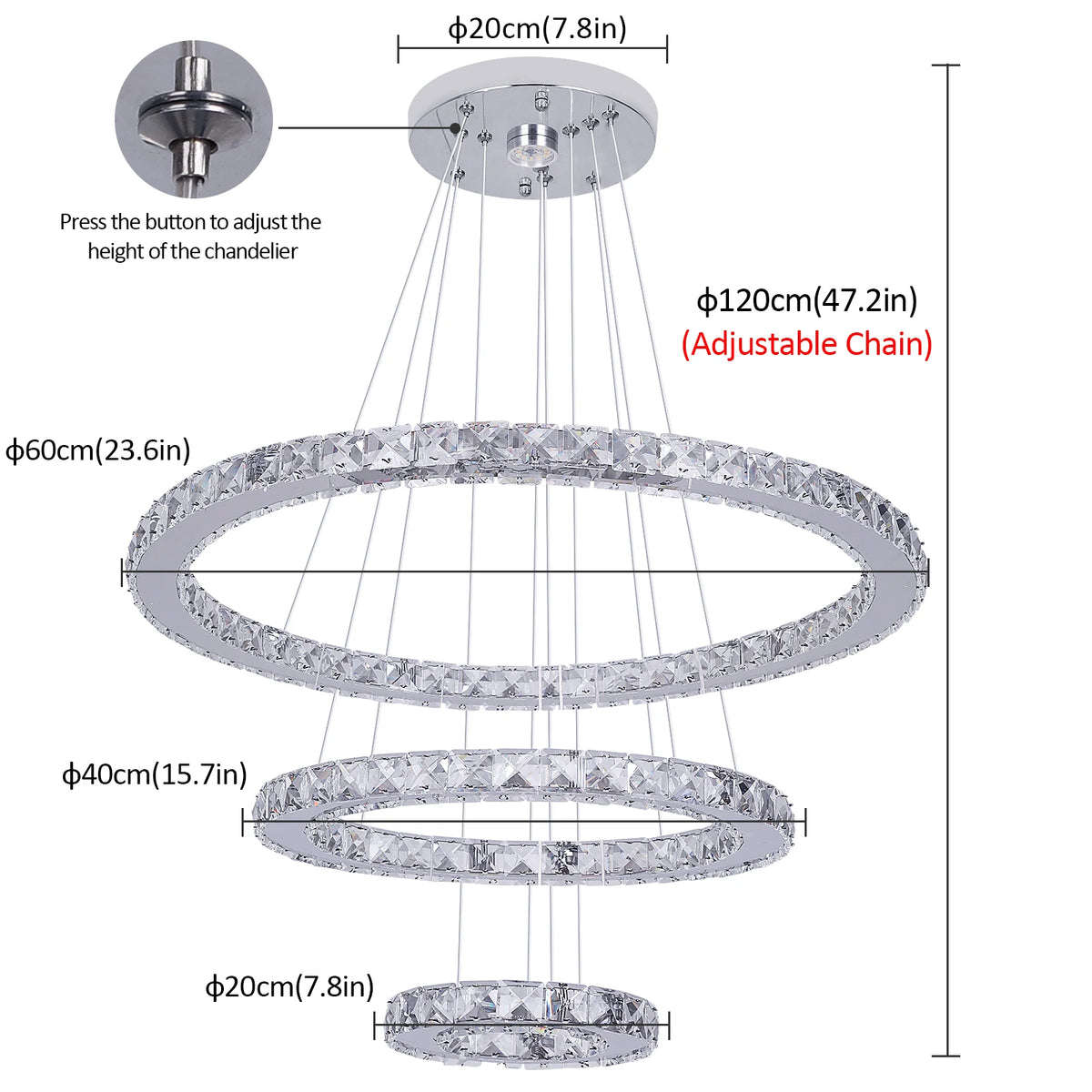 Pendant Lamps - Pendant Lamps Dining Room - Pendant Lamps Living Room - Eglo Pendant Lamps - Lamps with Remote Control - Smart Pendant Lamp - D20x40x60CM - Pendant Lamps Dining Room - Pendant Lamps Living Room - Eglo Pendant Lamps - Lighting Fixtures