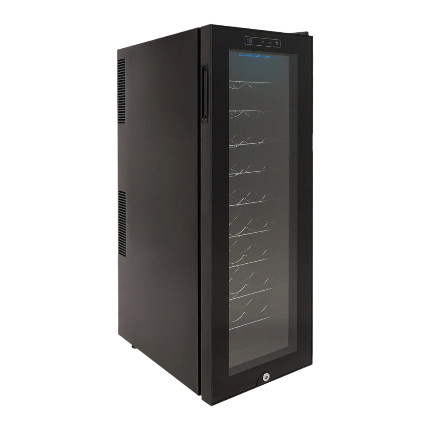 Wijnkoeler – Wijnkast – Wijnkoelkast – Wijnbewaarder – Temperatuurregelaar – 30 Flessen – LED Display - QUORE