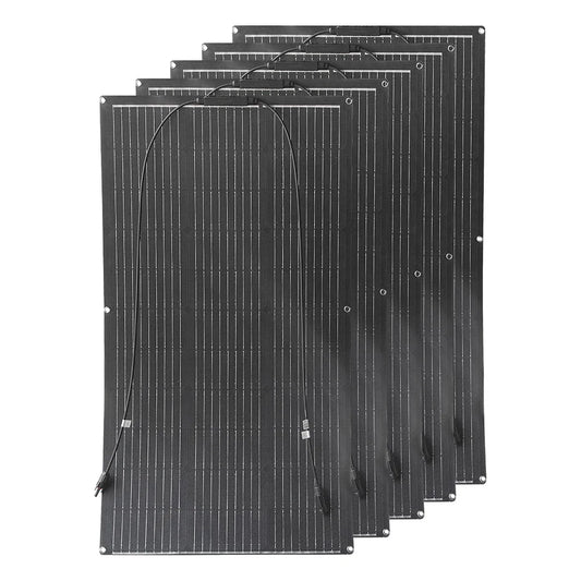 Zonnepaneel - Monokristallijn - Zonnepanelen - ETFE Zonnepaneel - 18V - 500W - 5 Stuks - Flexibel - Duurzaam - Waterdicht