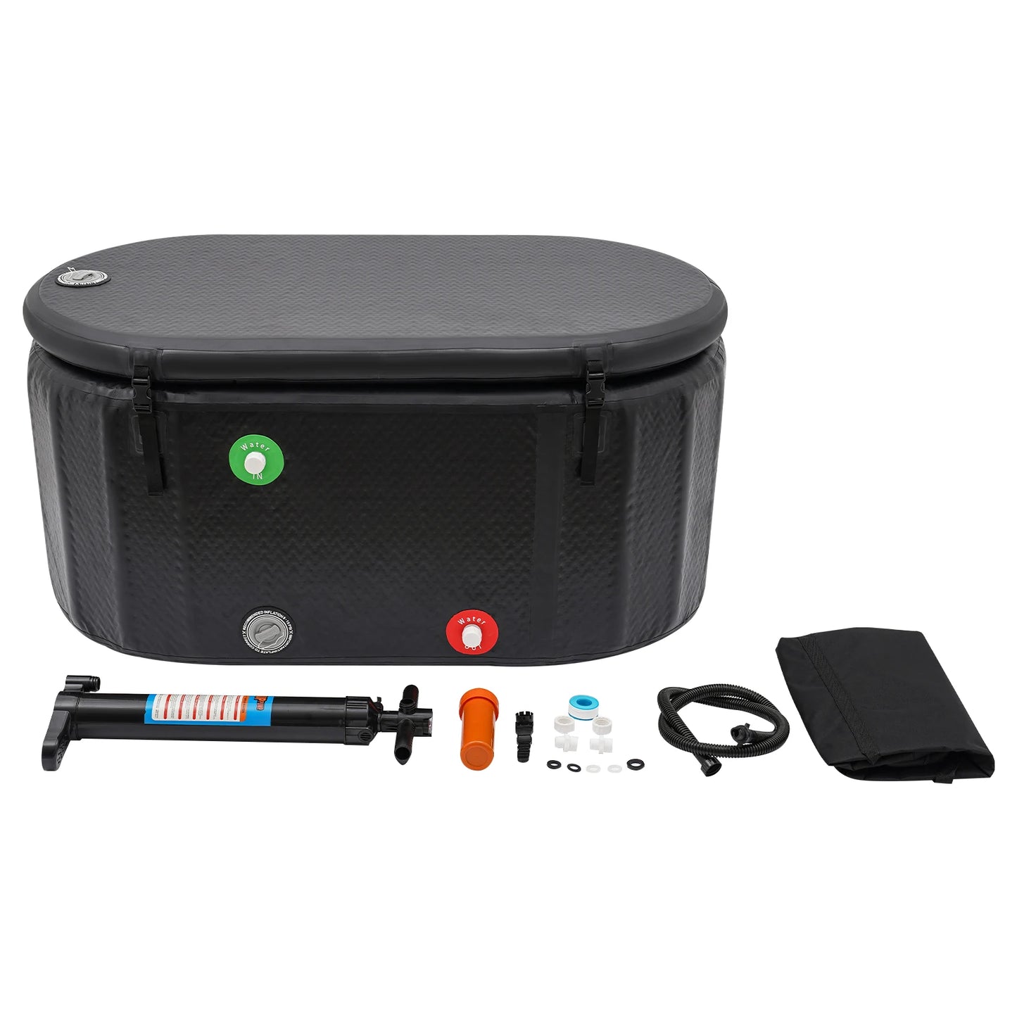 Opblaasbare IJsbad – IJsbad Voor Herstel – Verkoelend Bad – Sport IJsbad – Compact Formaat – 275 Liter Capaciteit – Waterdicht PVC - QUORE