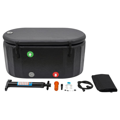 Opblaasbare IJsbad – IJsbad Voor Herstel – Verkoelend Bad – Sport IJsbad – Compact Formaat – 275 Liter Capaciteit – Waterdicht PVC - QUORE