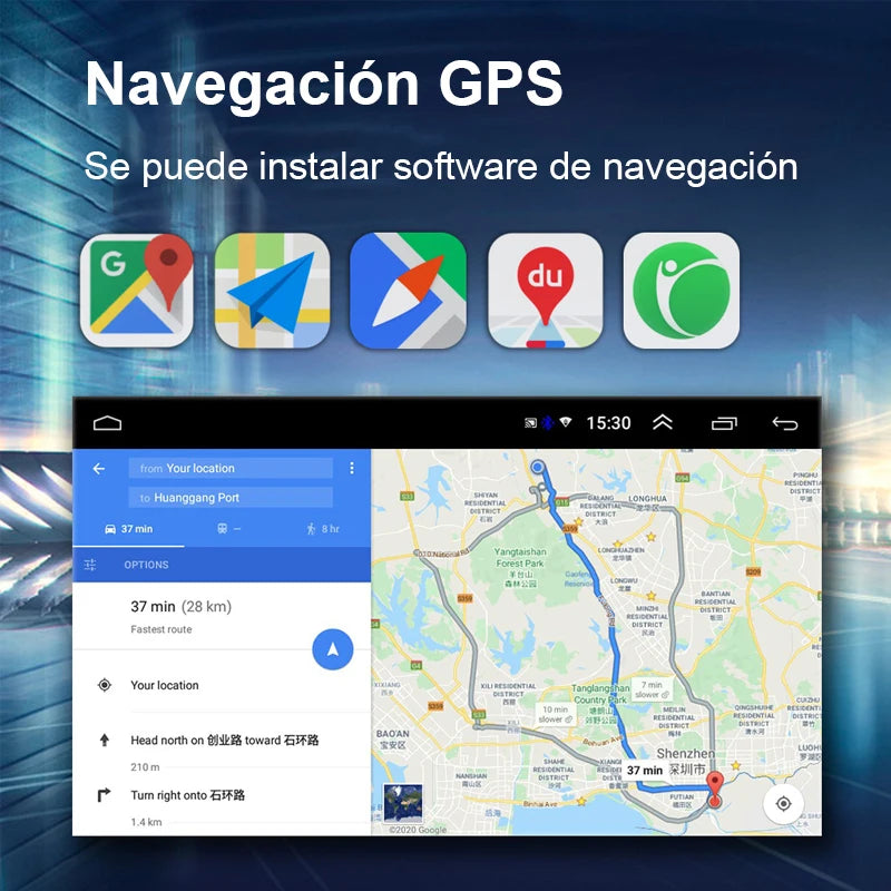 Multimedia car radio with GPS Android player Universal, Carplay, Wifi, for Volkswagen Golf 5, 6, Polo, Passat B6, B7, CC, Skoda