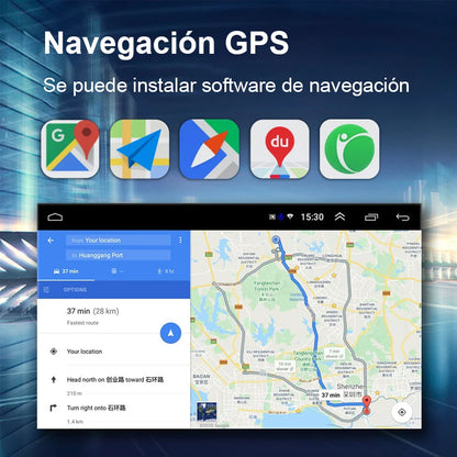 Multimedia car radio with GPS Android player Universal, Carplay, Wifi, for Volkswagen Golf 5, 6, Polo, Passat B6, B7, CC, Skoda