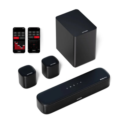 Soundbar - 2.2ch - Soundbar met Subwoofer - Soundbar voor TV - Bluetooth - App Control - Draadloze - Bass Instelbaar - 100W -Geluidssysteem - Zwart