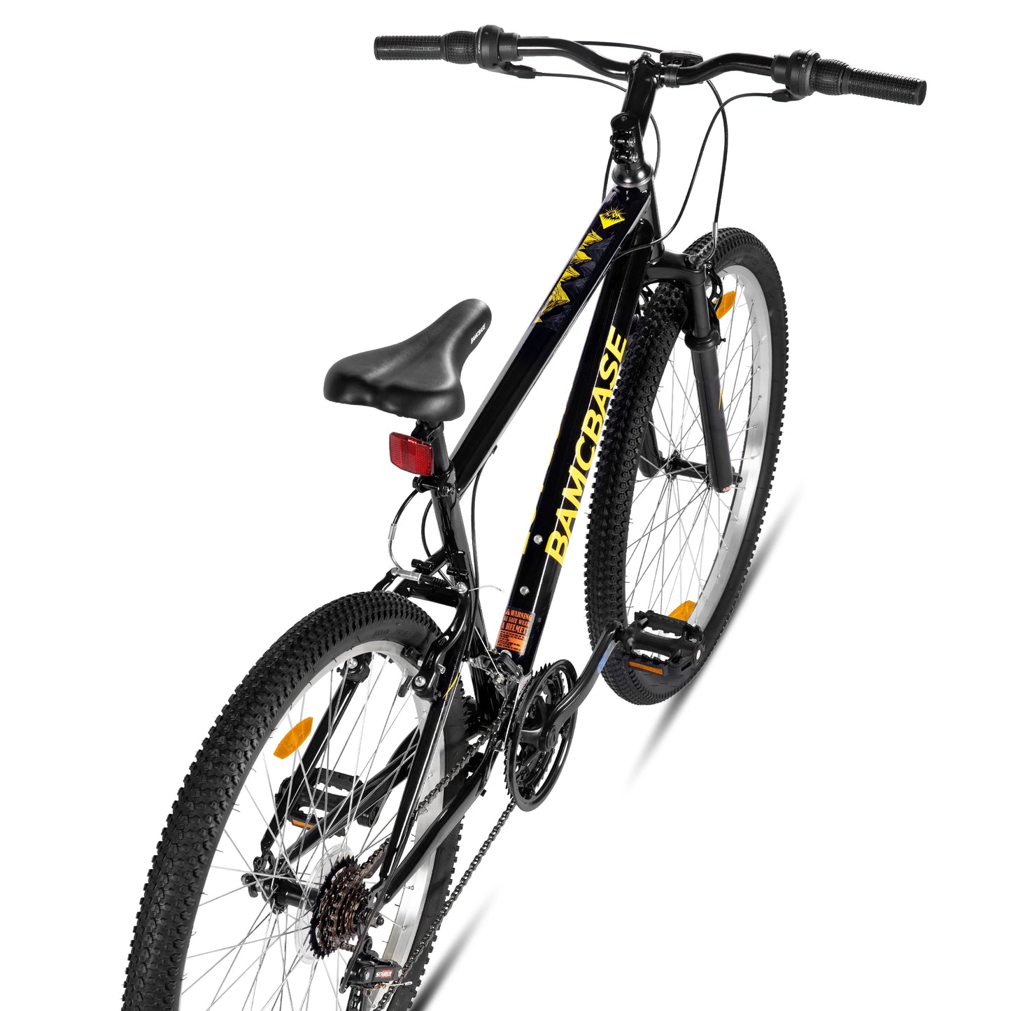 HILAND 26 27 Inch Mountain Bike, Mens Womens MTB with 18 Speeds, High-Tensile Steel Frame, V Brake, Hardtail Bicycle for Adults