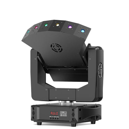 Movinghead Verlichting – RGB Laser Licht – DJ Licht – Podiumverlichting – Disco Spot – 60W Vermogen – 3-Assige Rotatie - QUORE