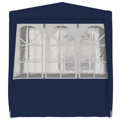 Paviljoen – Tuinpaviljoen – Partytent – Buitentent – Tuinent – Overkapping – Waterdicht – Robuust Stalen Frame - 2.5 x 2.5 m - Blauw