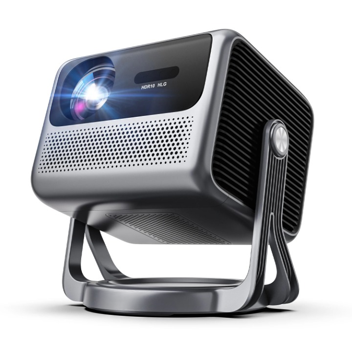Mini Beamer - Projector - Digitale Beamer - Draagbaar - 1080P - Full HD Projector - Met 90° Gimbal - Auto Focus - Android 11.0 - 600ANSI - Android System - Zwart