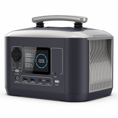 Draagbare Powerstation – Mobiele Generator – Externe Accu – Noodstroomvoorziening – 537 Wh Capaciteit – 1200 W Piekvermogen