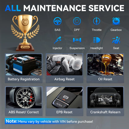 Diagnose Tool – Diagnosetester – Auto Scanner – ECU Programmer – Systeemscan – 25+ Functies – Levenslange Updates