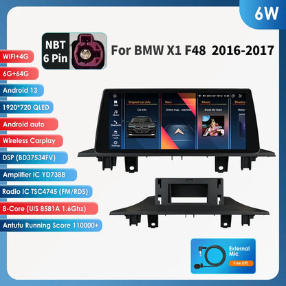Android 13 Autoradio – Multimedia Systeem – Navigatie Radio – Touchscreen Stereo – 10,25 Inch Scherm – 6 GB RAM – CarPlay & Android Auto