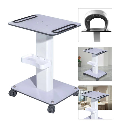 Table - Table trolley - Rolling table - Beauty Wheel Cart - Multifunctional Trolley - 5.3 kg - White