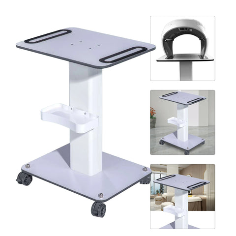 Table - Table trolley - Rolling table - Beauty Wheel Cart - Multifunctional Trolley - 5.3 kg - White