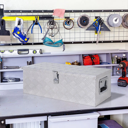 Aluminium Opbergkoffer – Gereedschapskoffer – Transportkist – Opbergdoos – Bewaarbox – Lichtgewicht 5 Kg – Veilig Op Slot - QUORE