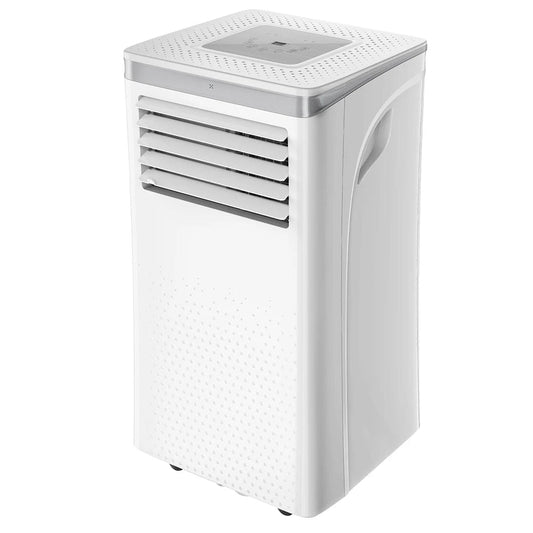 Mobiele Airco - Draagbare Airconditioning - Mini-Airconditioning - Verdampings Luchtbevochtiger - met Afstandsbediening - 7000BTU - voor Koeling - Ventileren - Ontvochtiger - 3.5A - 65dB - 310m³/h - 220-240 V/50HZ  - 70 x 35 x 34.8 cm - Wit